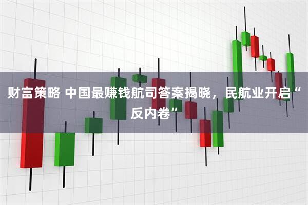 财富策略 中国最赚钱航司答案揭晓，民航业开启“反内卷”