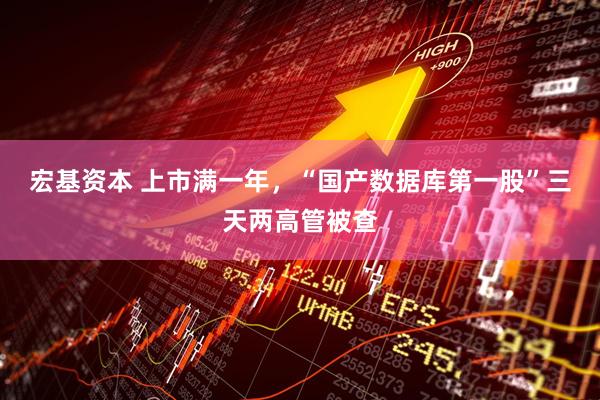 宏基资本 上市满一年，“国产数据库第一股”三天两高管被查