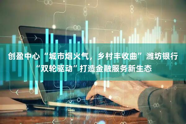创盈中心 “城市烟火气，乡村丰收曲” 潍坊银行“双轮驱动”打造金融服务新生态